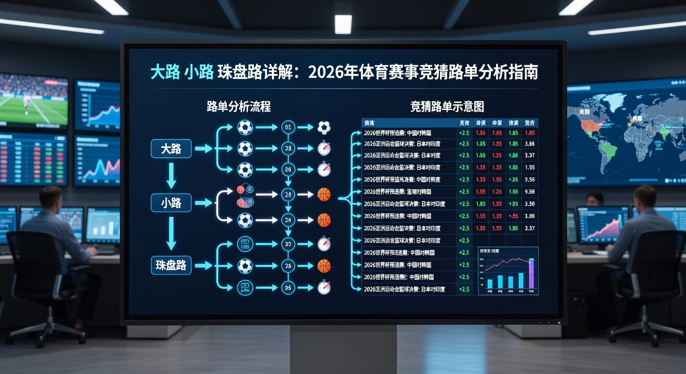 大路小路珠盘路：足球盘口深度解析与投注策略 (2026)