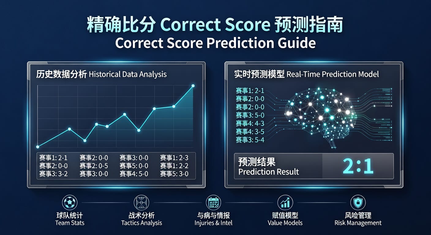 精确比分 correct score：投注技巧与判断