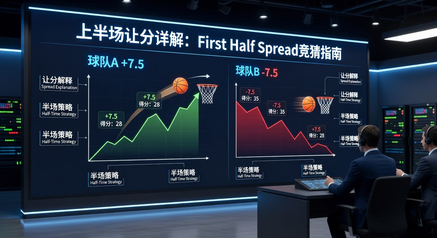 上半场让分 first half spread 实战解析：Stake体育 APP下载最新版