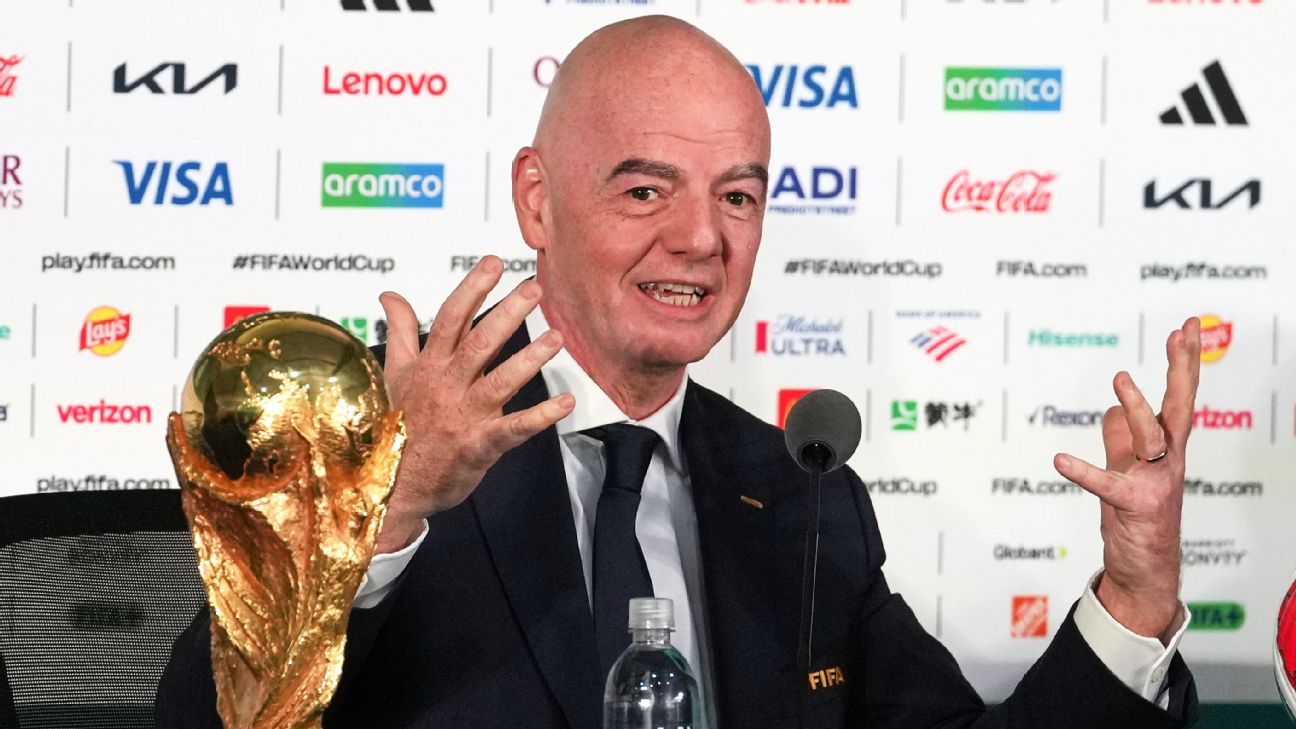 因凡蒂诺谈世界杯签证与票价：FIFA主张冷静应对